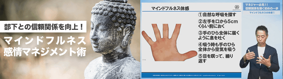 部下との信頼関係を向上！マインドフルネス感情マネジメント術